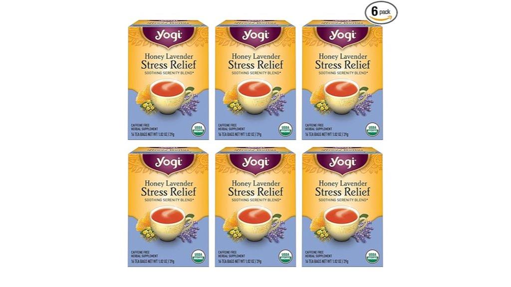 six pack honey lavender tea