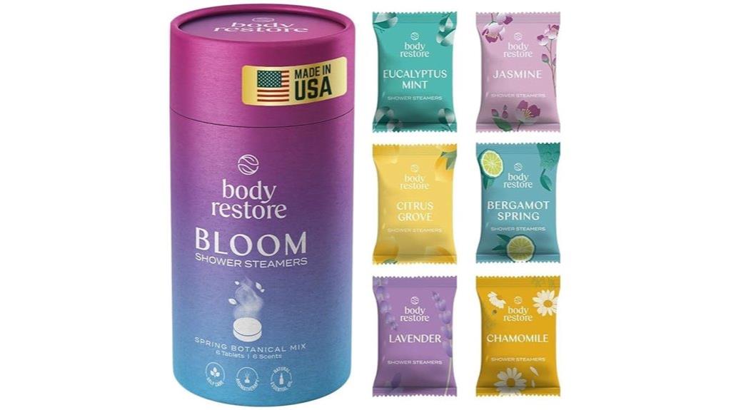 six shower steamers pack