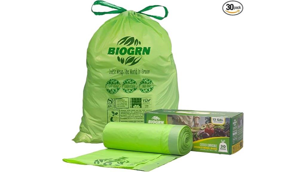 small compostable trash bags