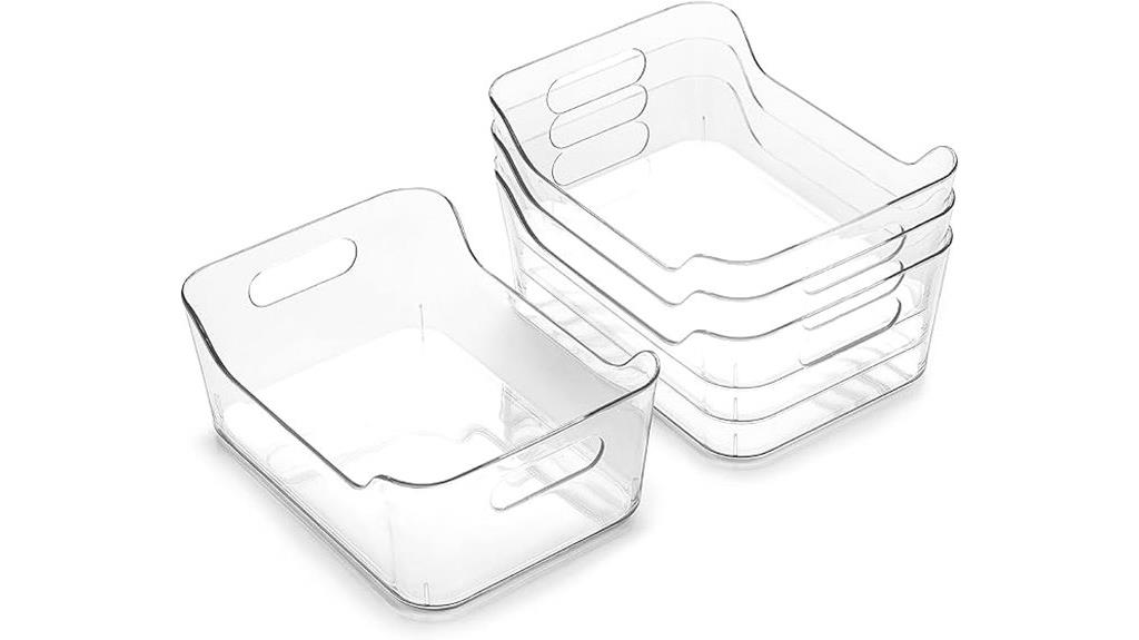 small plastic storage containers