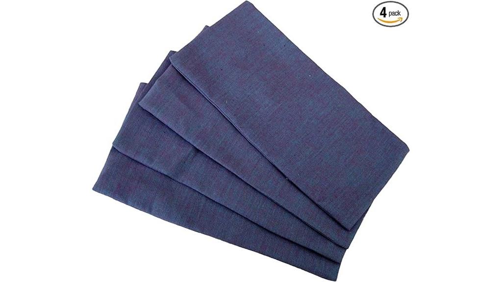 soft cotton eye pillow covers