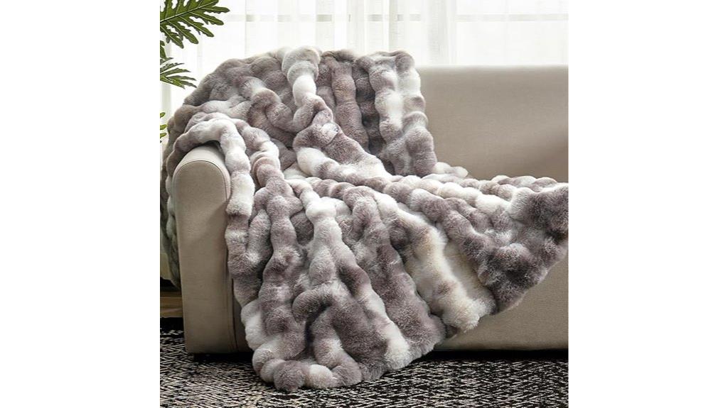 soft faux fur blanket
