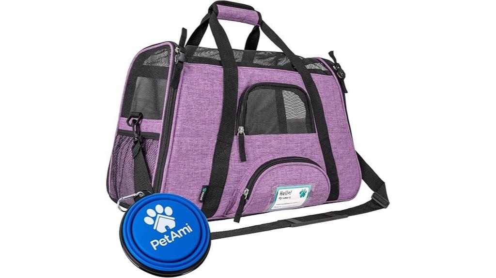 soft sided pet carrier