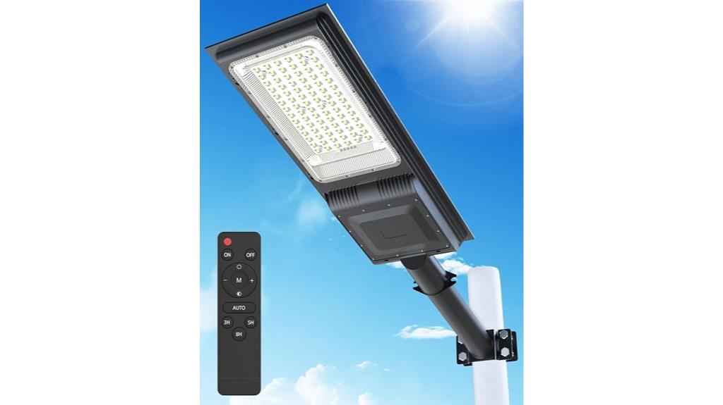solar flood lights with remote