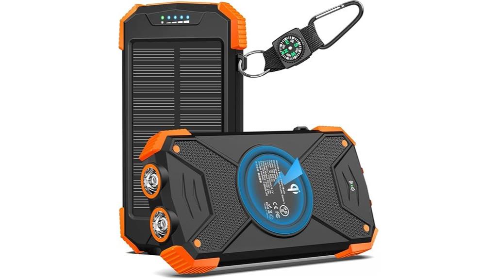 solar powered wireless power bank