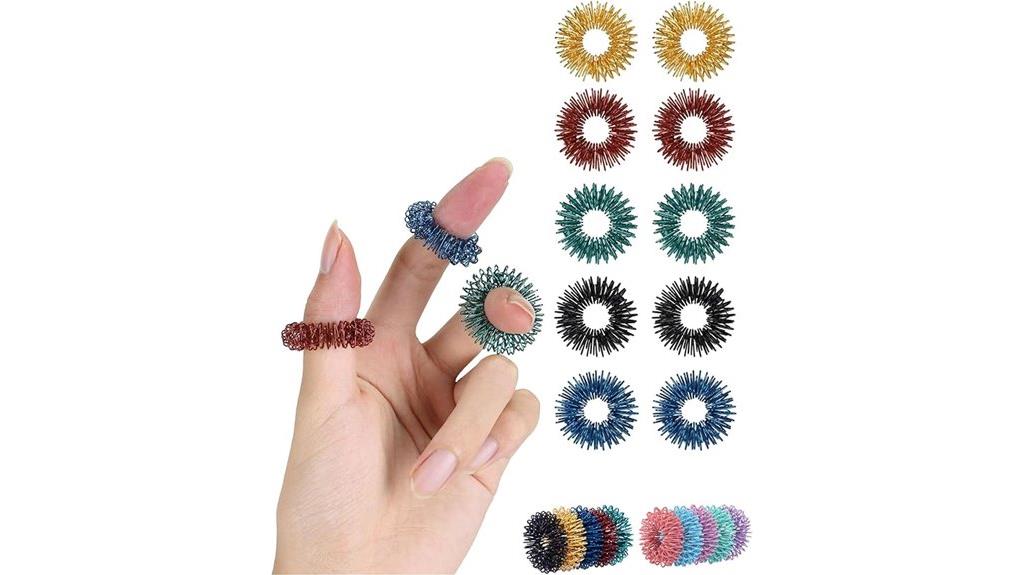spiky sensory ring pack