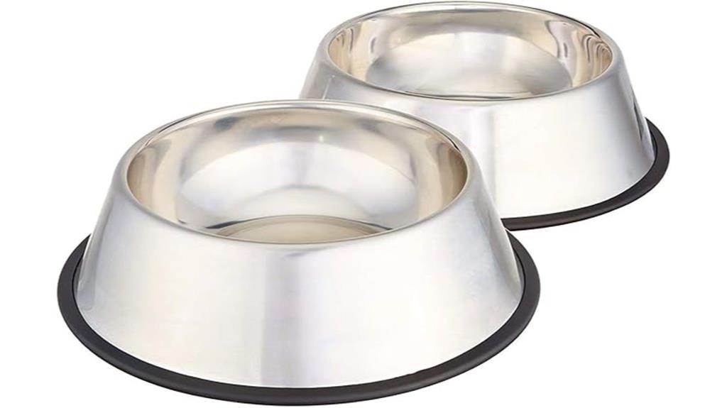 stainless steel dog bowls