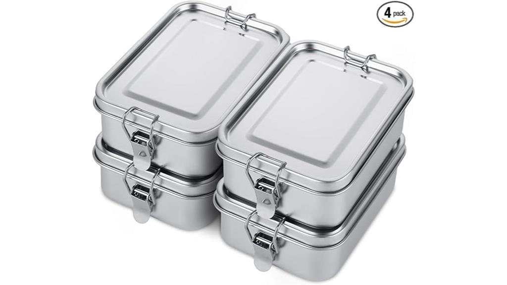 stainless steel lunch containers