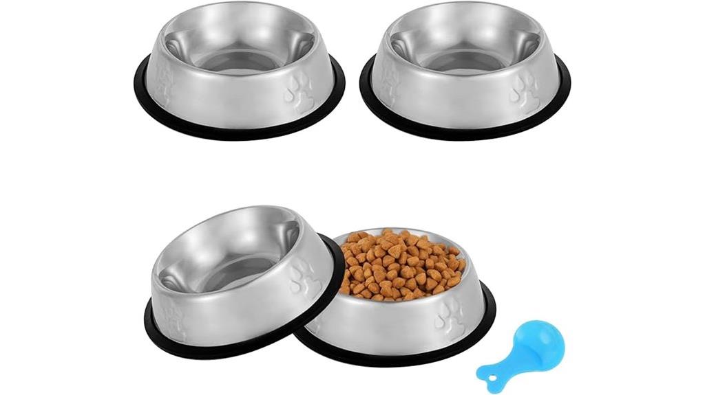 stainless steel pet bowls