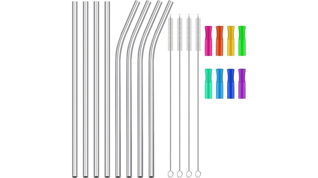 stainless steel tumbler straws