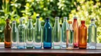 stylish eco friendly glass bottles