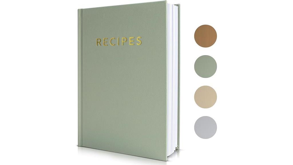 stylish waterproof recipe book