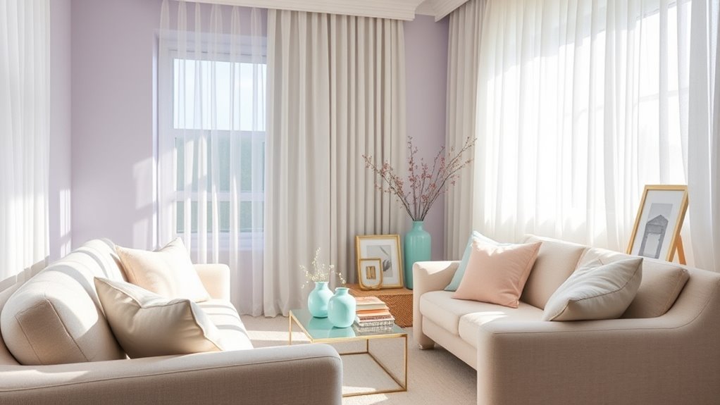 subtle calming accent placement