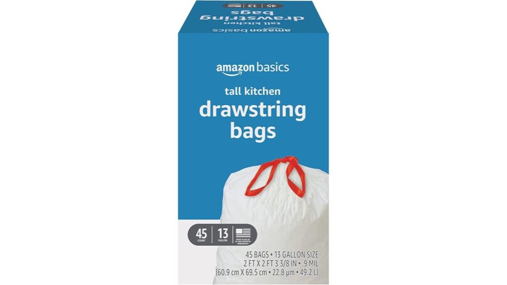 tall 13 gallon trash bags
