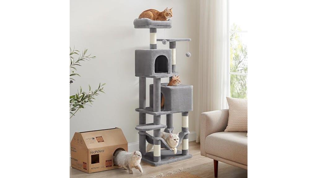 tall multi level cat tree