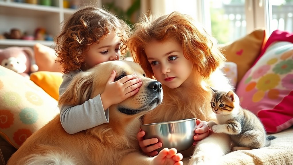 teach kids gentle pet handling
