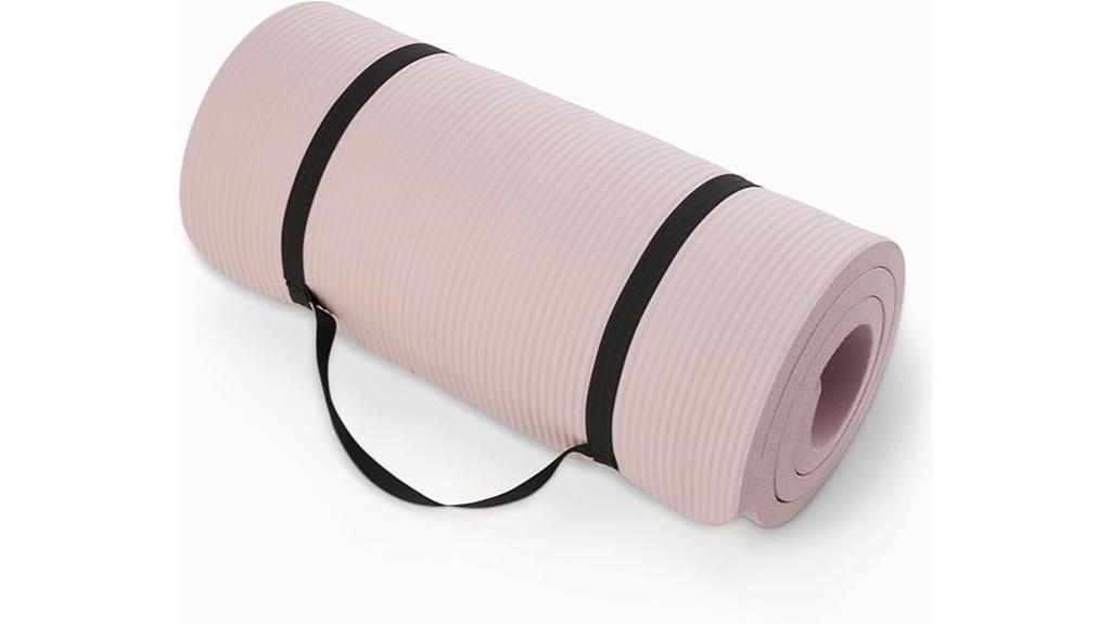thick yoga mat carrying