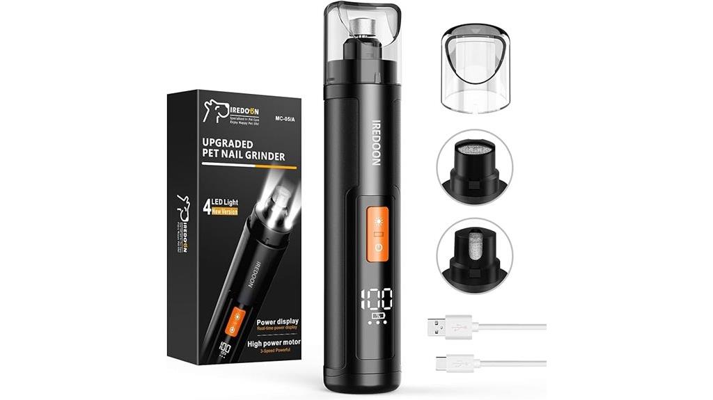 three speed led dog grinder