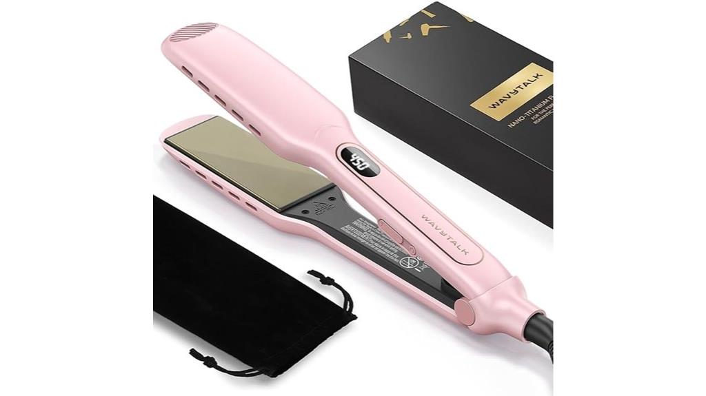 titanium wide flat iron