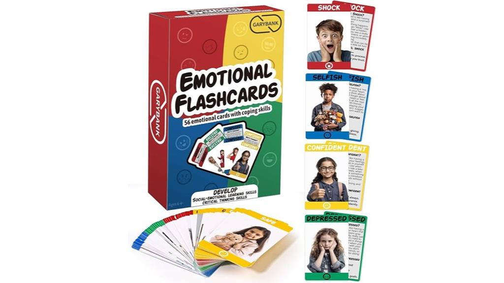 toddler emotion flashcards set