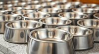 top stainless steel pet bowls