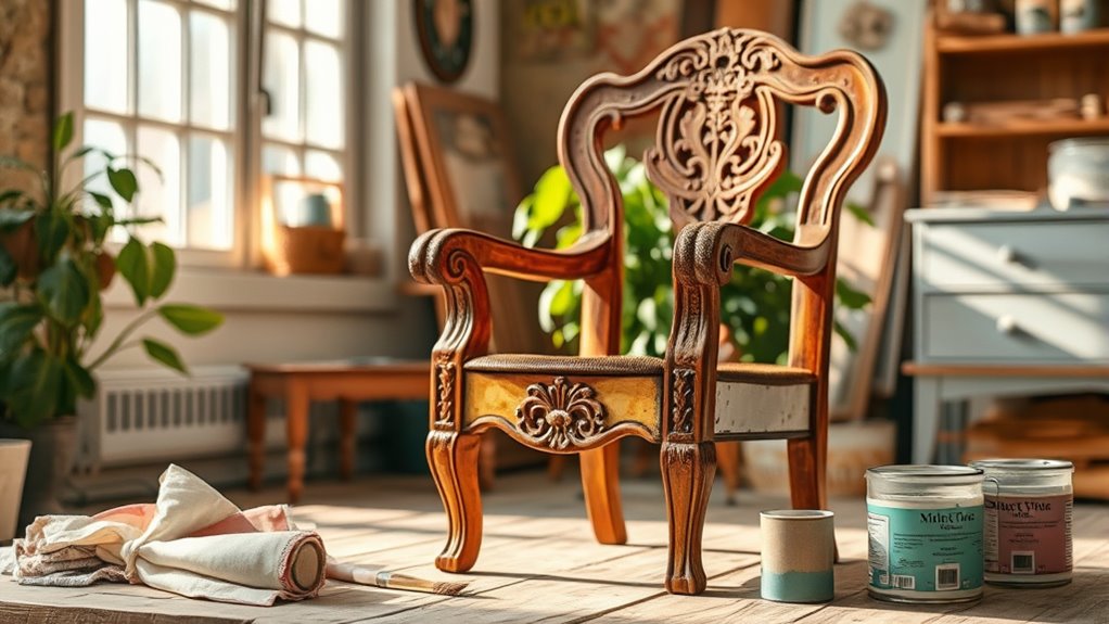 transform old furniture creatively