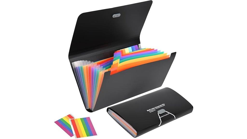 two pack 13 pocket folders
