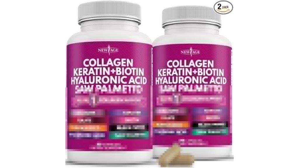 two pack collagen supplements