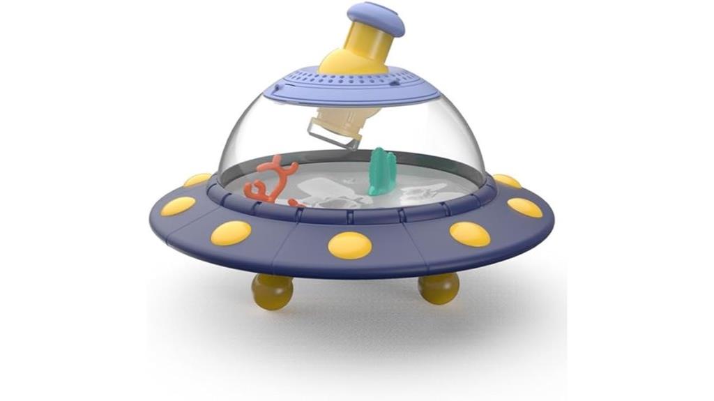 ufo display with magnifier