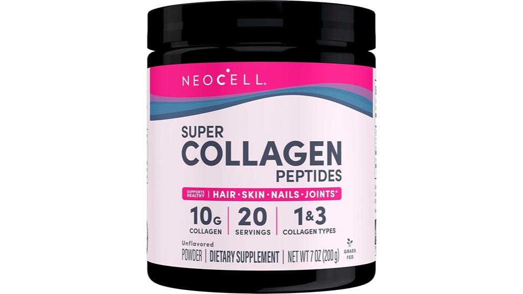 unflavored collagen peptides powder