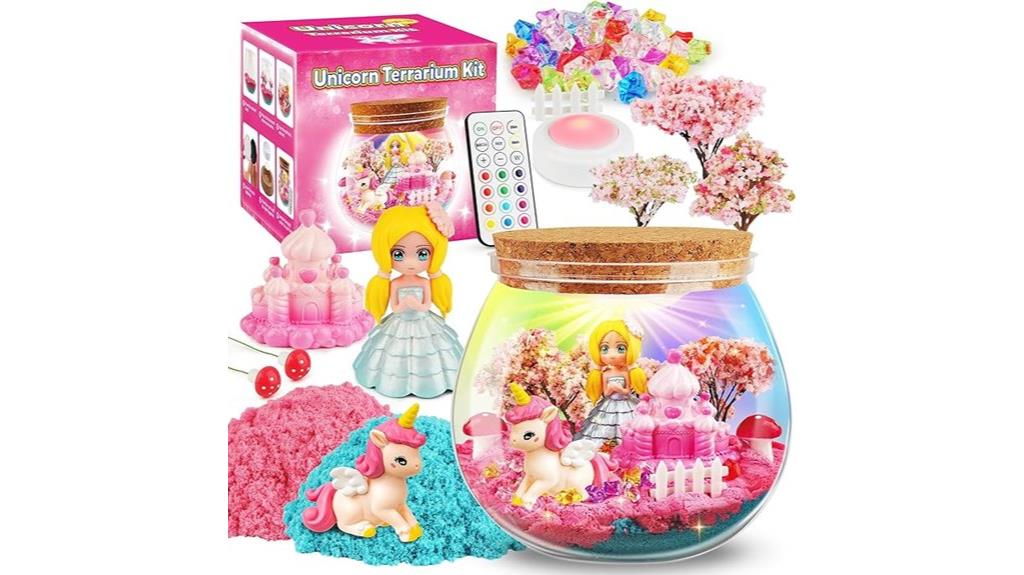 unicorn princess terrarium kit