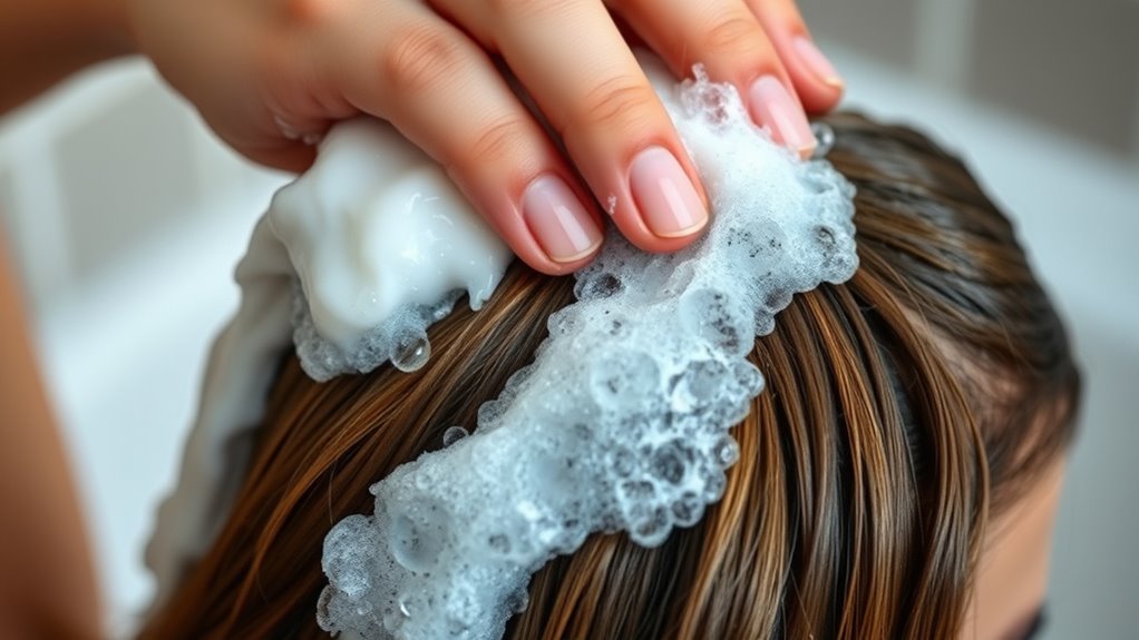 use gentle shampoo regularly