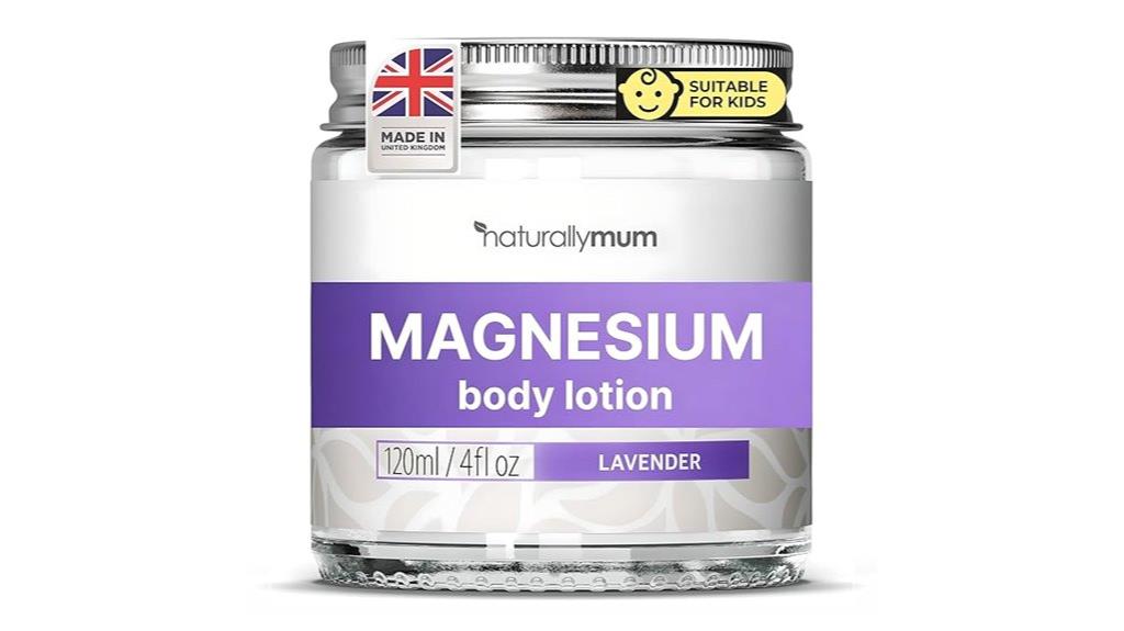 vegan lavender magnesium lotion