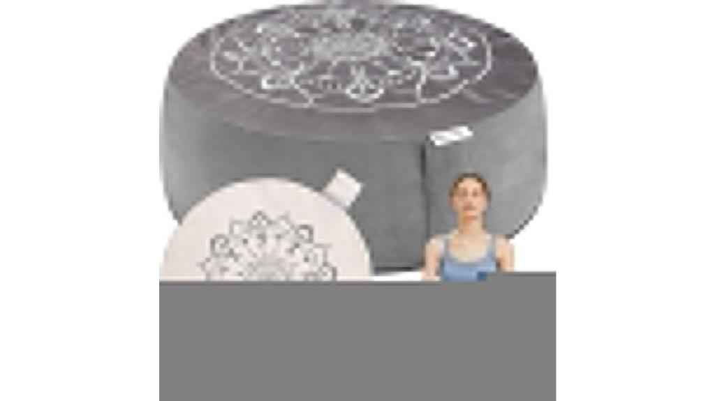 velvet cover meditation cushion