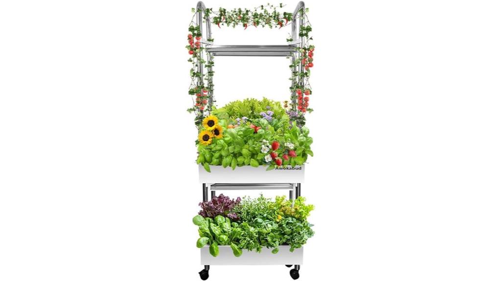 vertical hydroponic plant system