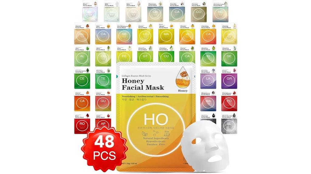 vespro collagen sheet masks