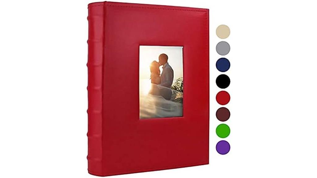 vienrose leather photo album