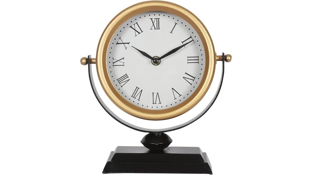vintage style desk clock
