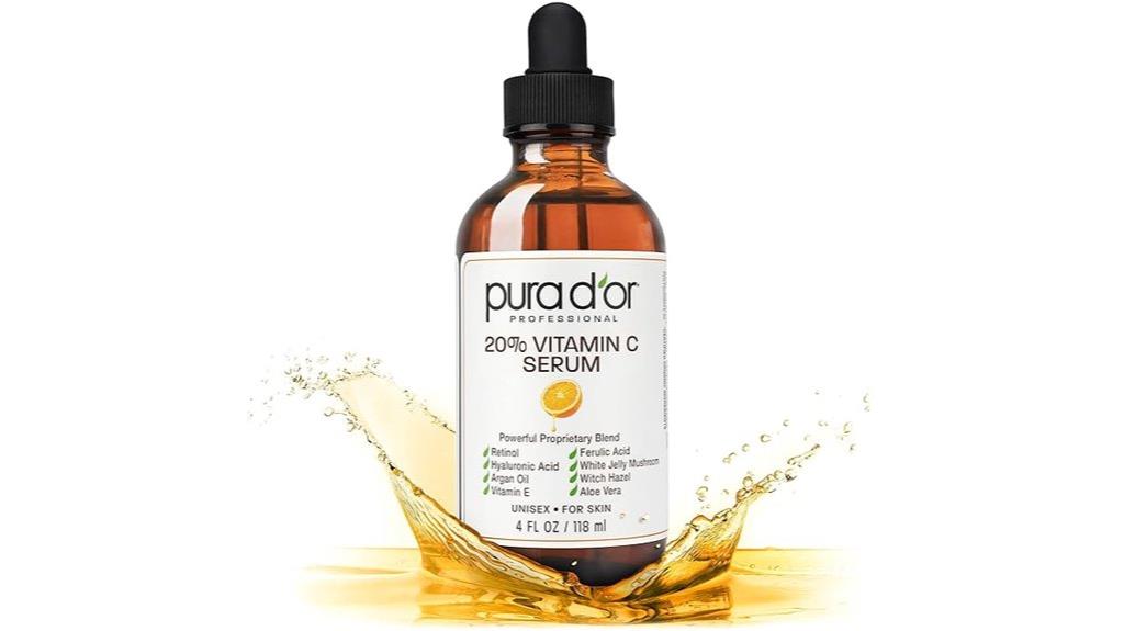 vitamin c serum bottle
