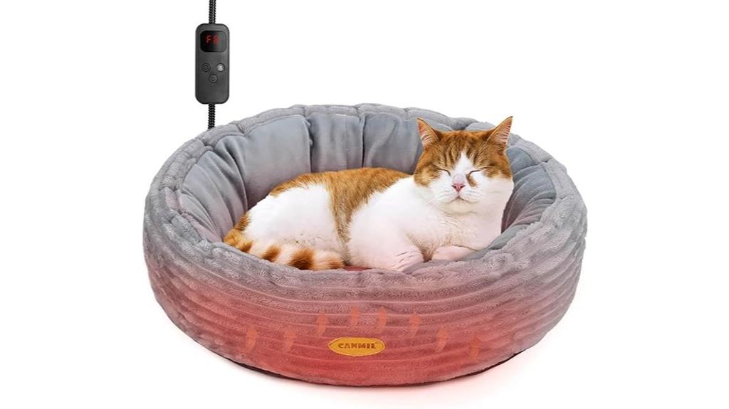 warm indoor cat sleeping bed