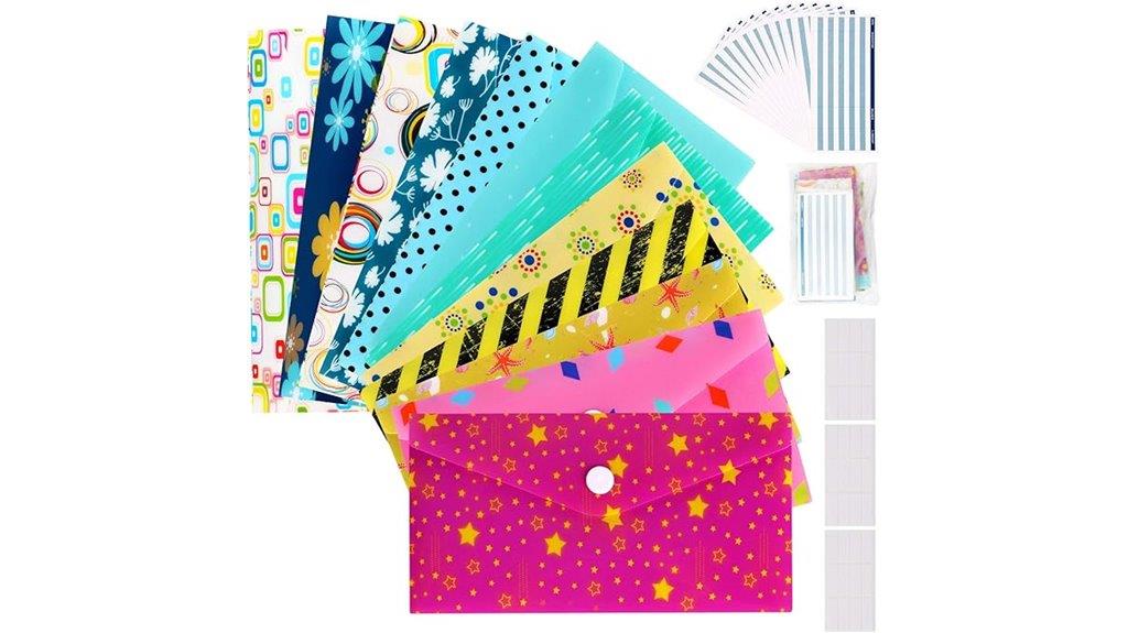 waterproof budget envelopes set