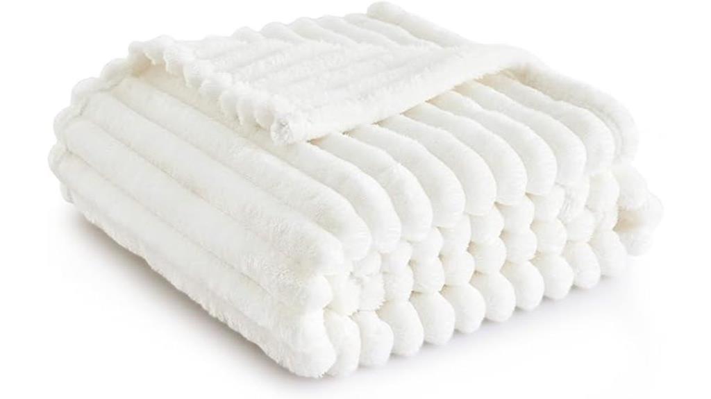white couch throw blanket