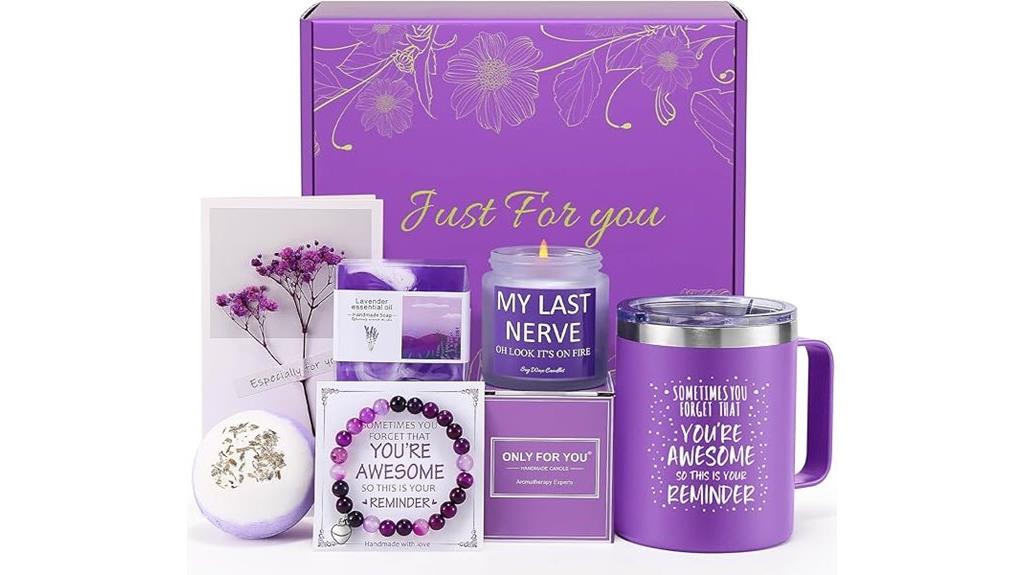 women s birthday spa basket