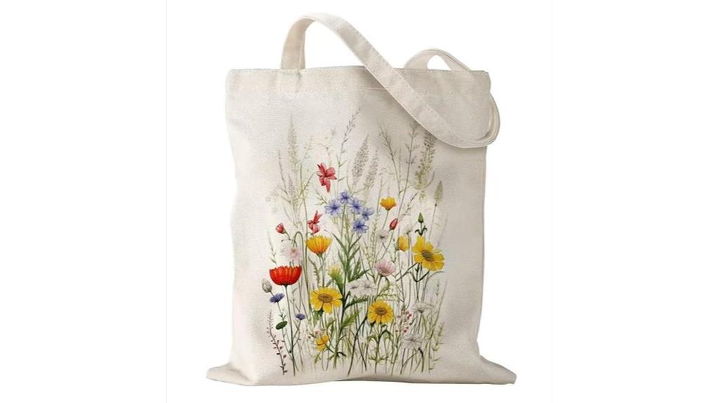 women s zipper canvas tote