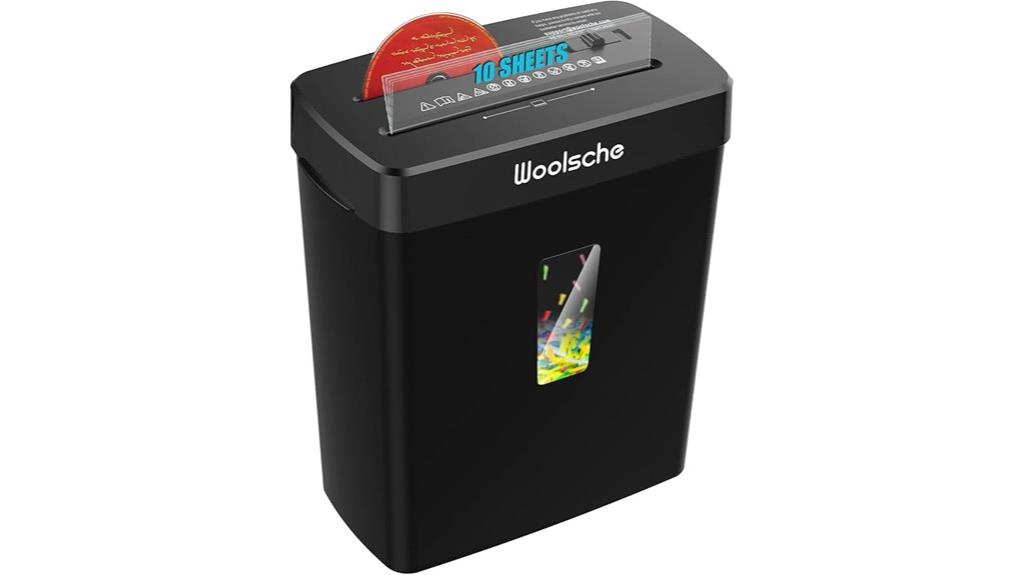 woolsche 10 sheet cross shredder