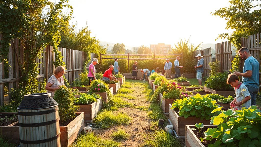 community gardens promote diversity