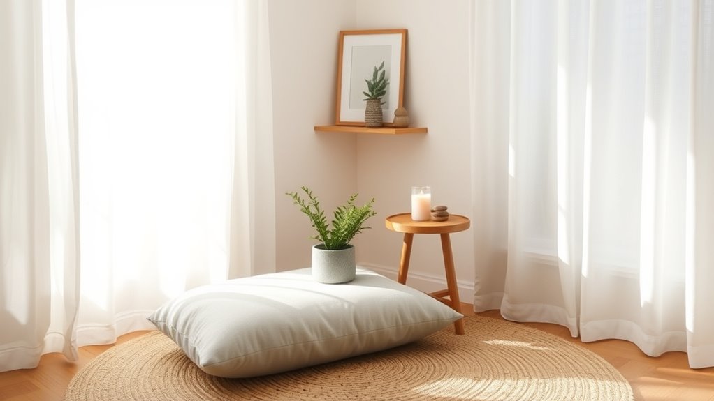 create calm mindfulness space