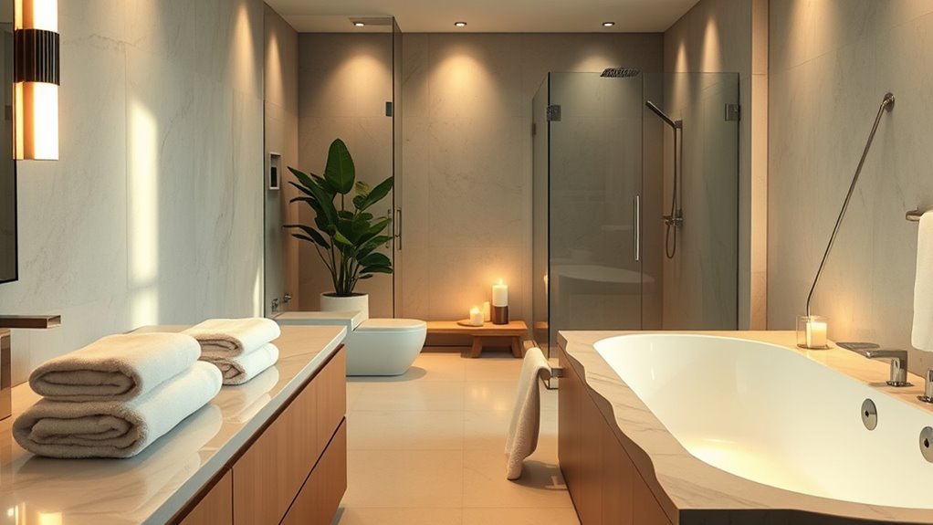 create serene spa retreat