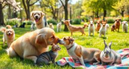 dog and cat social skills