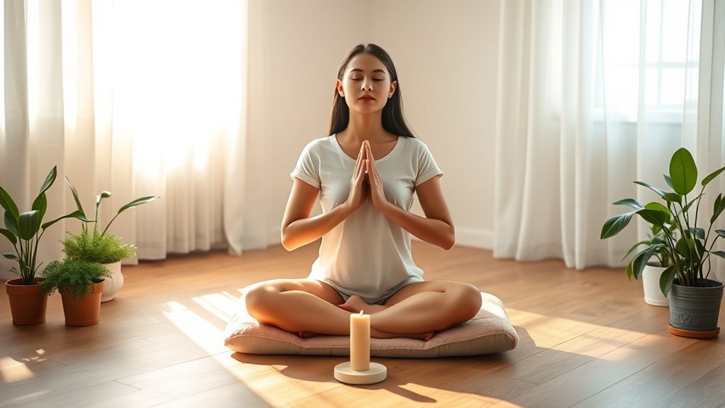 mindful breathing and eating